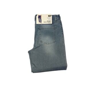 Time and Tru Womens Straight Denim Jegging High Waist Light Wash XL 16-18 NWT